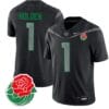 Traeshon Holden Jersey #1 Oregon Ducks Rose Bowl Patch Vapor Stitched Football