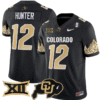 Travis Hunter Jersey #12 Colorado Buffaloes Vapor Limited Stitched Football