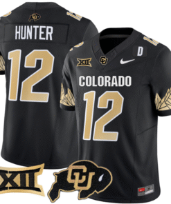 Travis Hunter Jersey #12 Colorado Buffaloes Vapor Limited Stitched Football