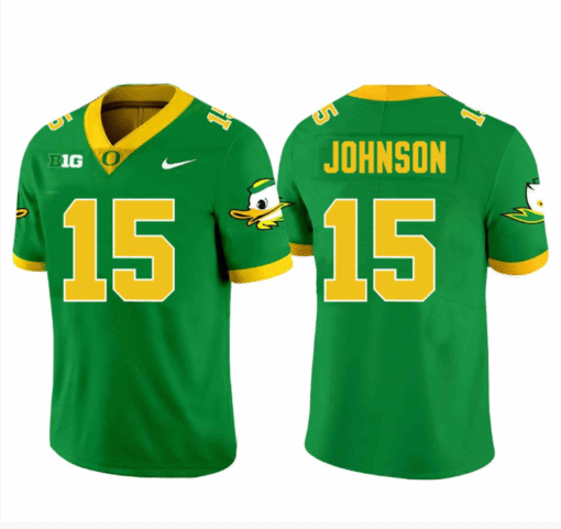 Tez Johnson Jersey #15 Oregon Ducks Stitched Football