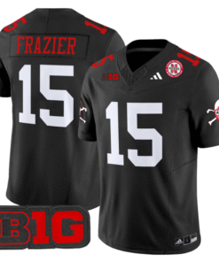 Tommie Frazier Jersey 15 Nebraska Cornhuskers 2024 Vapor V2 Football Black