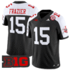 Tommie Frazier Jersey #15 Nebraska Cornhuskers 2024 Vapor Stitched Football