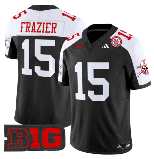 Tommie Frazier Jersey #15 Nebraska Cornhuskers 2024 Vapor Stitched Football