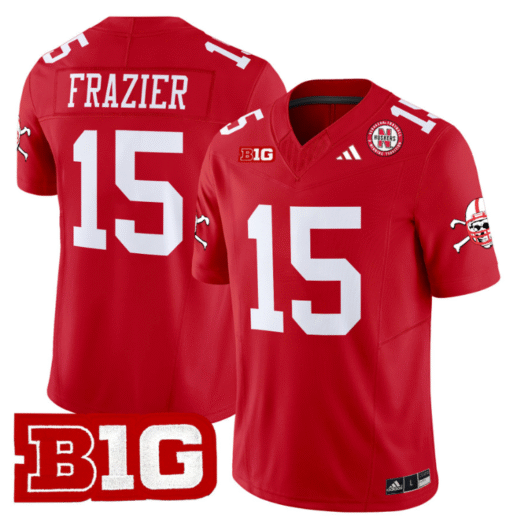 Tommie Frazier Jersey #15 Nebraska Cornhuskers 2024 Vapor Stitched Football - Image 3