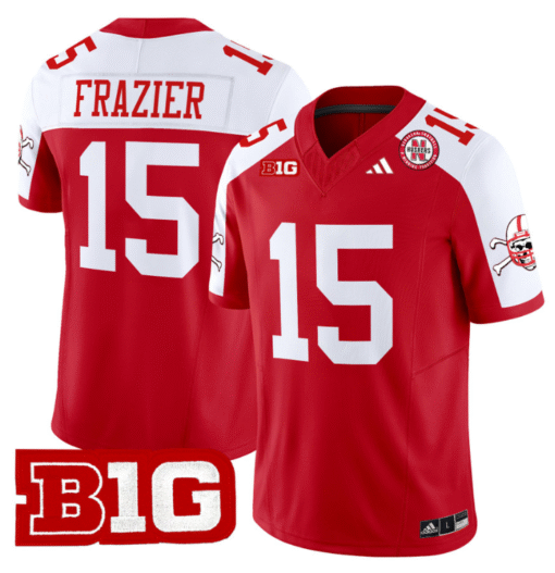 Tommie Frazier Jersey #15 Nebraska Cornhuskers 2024 Vapor Stitched Football - Image 4