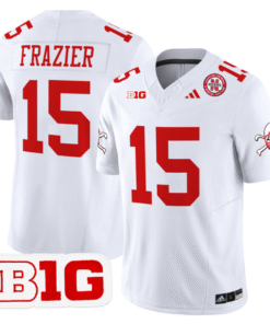 Tommie Frazier Jersey 15 Nebraska Cornhuskers 2024 Vapor V2 Football White