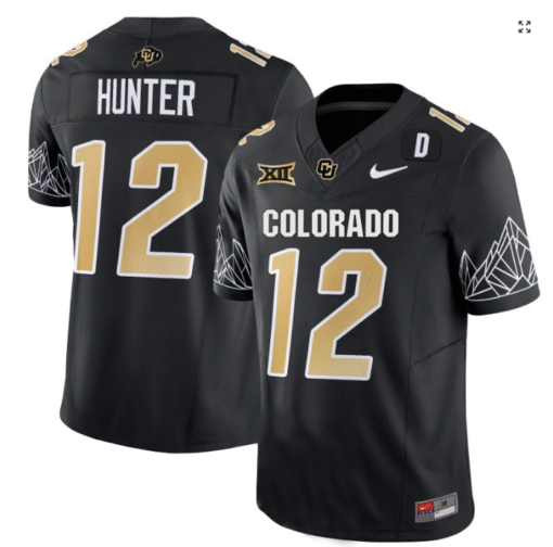 Travis Hunter Jersey #12 Colorado Buffaloes College Stitched Football - Image 2