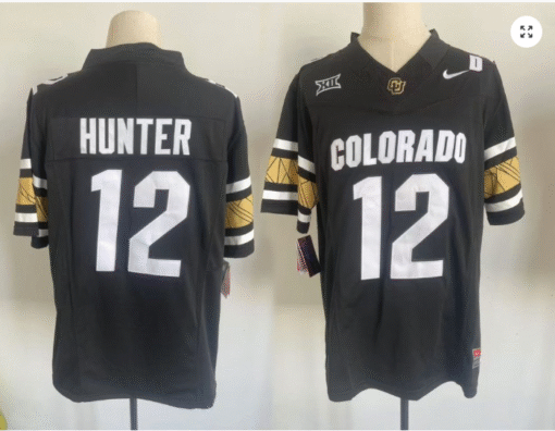 Travis Hunter Jersey #12 Colorado Buffaloes College Stitched Football