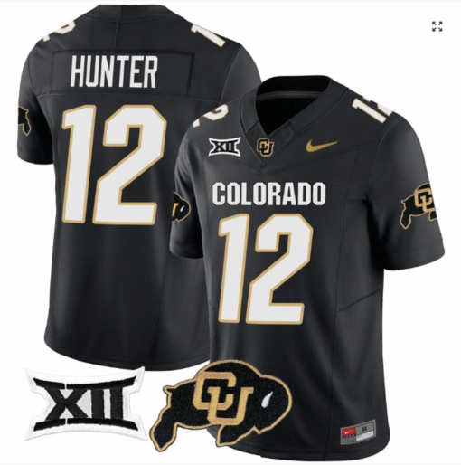 Travis Hunter Jersey #12 Colorado Buffaloes College Stitched Football - Image 3