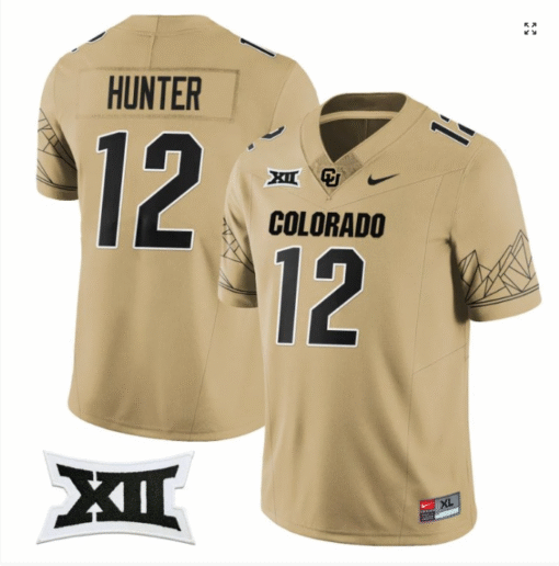 Travis Hunter Jersey #12 Colorado Buffaloes College Stitched Football - Image 9