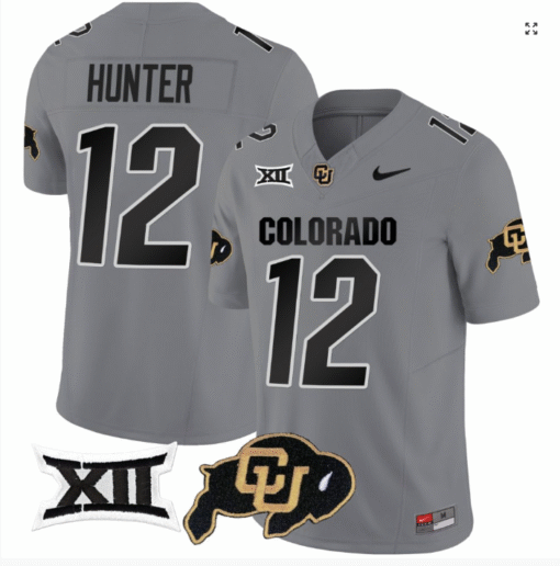 Travis Hunter Jersey #12 Colorado Buffaloes College Stitched Football - Image 8
