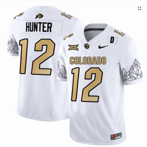 Travis Hunter Jersey #12 Colorado Buffaloes College Stitched Football - Image 4