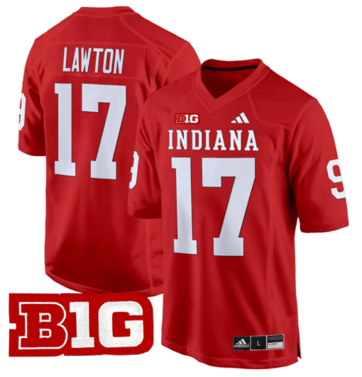 Ty Son Lawton Jersey #17 Indiana Hoosiers 2024 Game V2 Stitched Football - Image 3
