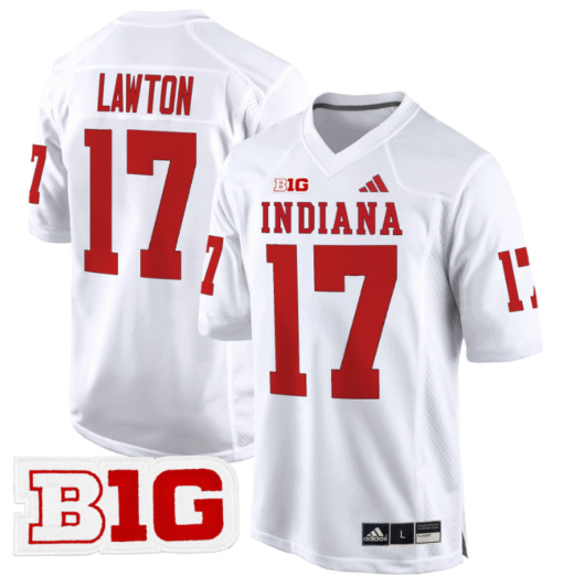 Ty Son Lawton Jersey #17 Indiana Hoosiers 2024 Game V2 Stitched Football - Image 2