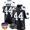 Tyler Warren Jersey #44 Custom Penn State Orange Bowl Patch Stitched Football
