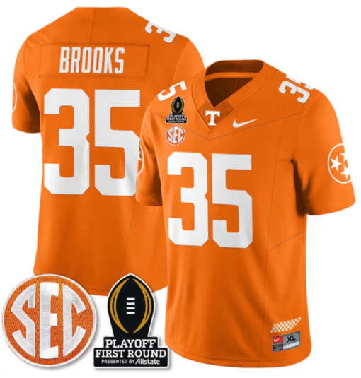 Will Brooks Jersey #35 Tennessee Vols Playoff First Round Patch Stitched Football - Image 4