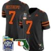 Xavier Restrepo Jersey #7 Miami Hurricanes 2025 PopTarts Bowl Patch Stitched Football 13 Xavier Restrepo Jersey #7 Miami Hurricanes 2025 PopTarts Bowl Patch Stitched Football