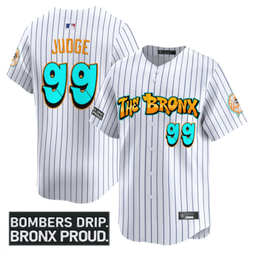 Aaron Judge Jersey #99 Yankees Graffiti Bronx Bombers Edition Stitched Baseball - Image 3