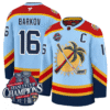 Aleksander Barkov Jersey 16 Florida Panthers 2025 Stanley Cup Back To Back Stitched Hockey