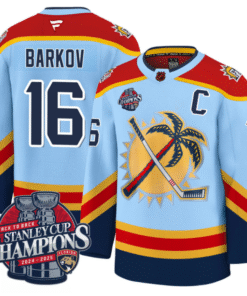 Aleksander Barkov Jersey 16 Florida Panthers 2025 Stanley Cup Back To Back Stitched Hockey