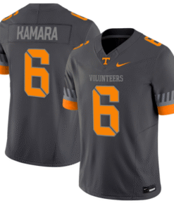 Alvin Kamara Jersey 6 Tennessee Vols 2025 Smokey Grey Series Stitched