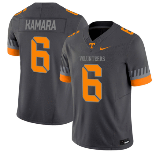 Alvin Kamara Jersey #6 Tennessee Vols 2025 Smokey Grey Series Stitched Football - Image 3
