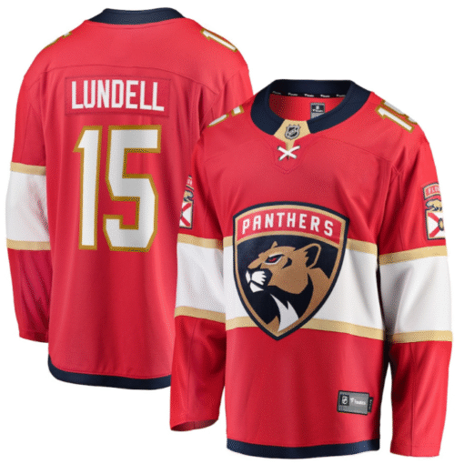 Anton Lundell Jersey 15 Florida Panthers 2025 Breakaway Player Stitched Hockey