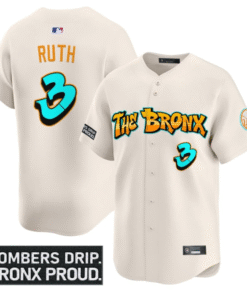 Babe Ruth Jersey #3 Yankees Graffiti Bronx Bombers Edition Stitched Baseball