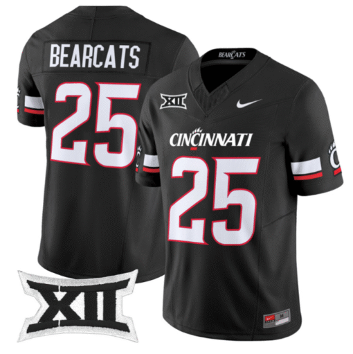 Bearcats Jersey #25 Cincinnati Bearcats 2025 Vapor Limited Stitched Football