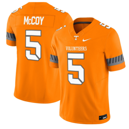Bru McCoy Jersey #5 Tennessee Vols 2025 Smokey Grey Series Stitched Football