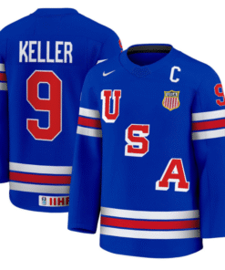 Clayton Keller Jersey #9 USA Hockey 2025 Premium Stitched Hockey