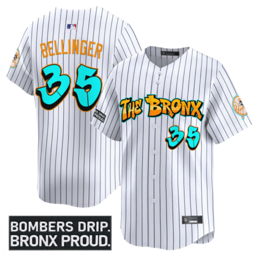 Cody Bellinger Jersey #35 Yankees Graffiti Bronx Bombers Edition Stitched Baseball - Image 3