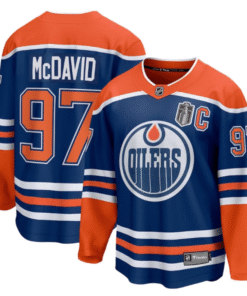 Connor McDavid Jersey 97 Edmonton Oilers 2025 Stanley Cup Final Home Breakaway Stitched Hockey