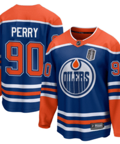 Corey Perry Jersey 90 Edmonton Oilers 2025 Stanley Cup Final Home Breakaway Stitched Hockey