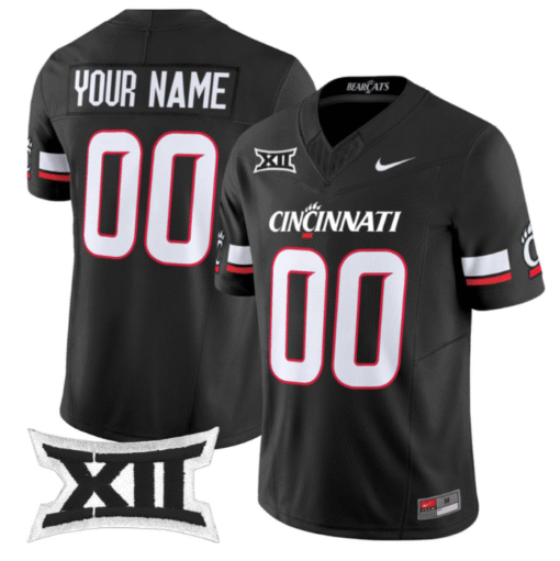 Custom Cincinnati Bearcats Jersey Name, Number 2025 Vapor Limited Stitched Football