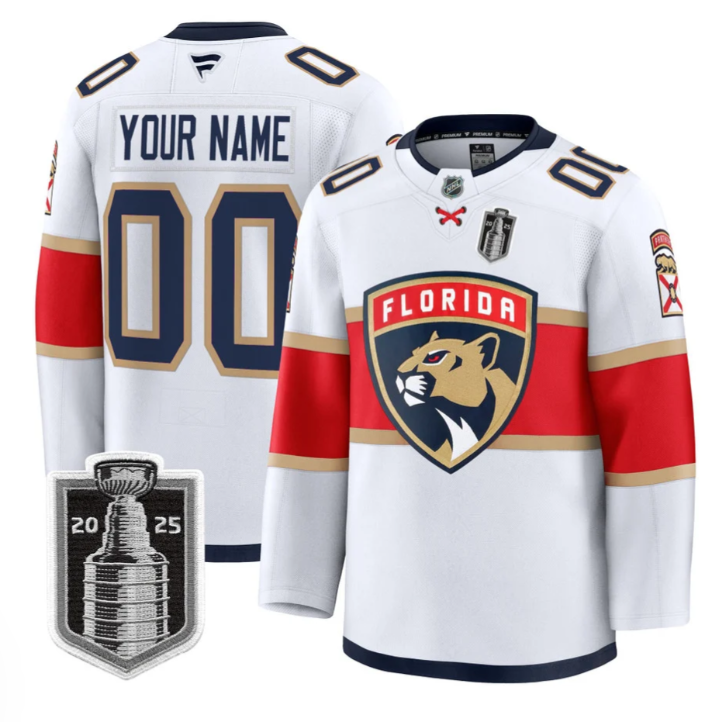 Custom Florida Panthers Jersey 2025 Stanley Cup Final Premium Stitched Hockey 2 Custom Florida Panthers Jersey 2025 Stanley Cup Final Premium Stitched Hockey - Image 2