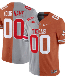 Custom Texas Longhorns Jersey Name, Number Stitched Blue