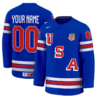 Custom USA Hockey Jersey Name and Number 2025 Premium Stitched Hockey