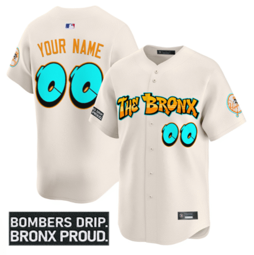 Custom Yankees Jersey Graffiti Bronx Bombers Edition Limited Stitched Baseball