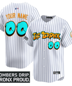 Alternative view of Custom Yankees Jersey Graffiti Bronx Bombers Edition Limited Stitched Baseball