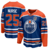 Darnell Nurse Jersey 25 Edmonton Oilers 2025 Stanley Cup Final Home Breakaway Stitched Hockey