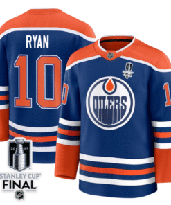 Alternative view of Derek Ryan Jersey 10 Edmonton Oilers 2025 Stanley Cup Final Home Breakaway Stitched Hockey