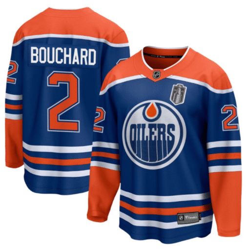 Evan Bouchard Jersey 2 Edmonton Oilers 2025 Stanley Cup Final Home Breakaway Stitched Hockey