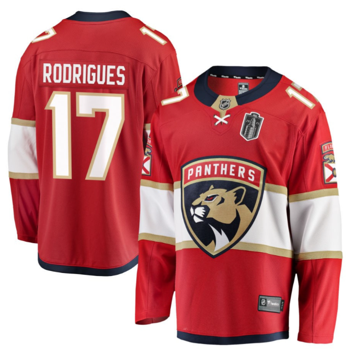 Evan Rodrigues Jersey 17 Florida Panthers 2025 Breakaway Player Stitched Hockey 3 Evan Rodrigues Jersey 17 Florida Panthers 2025 Breakaway Player Stitched Hockey - Image 3