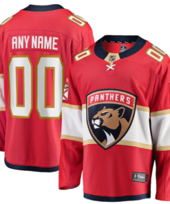 Custom Florida Panthers Jersey 2025 Breakaway Player Stitched Hockey