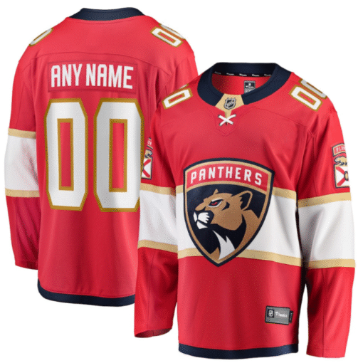 Custom Florida Panthers Jersey 2025 Breakaway Player Stitched Hockey