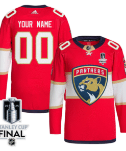 Alternative view of Custom Florida Panthers Jersey 2025 Breakaway Player Stitched Hockey