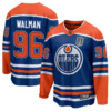 Jake Walman Jersey 96 Edmonton Oilers 2025 Stanley Cup Final Home Breakaway Stitched Hockey