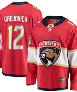 Jonah Gadjovich Jersey 12 Florida Panthers 2025 Breakaway Player Stitched Hockey