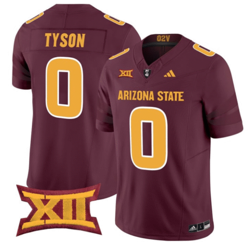 Jordyn Tyson Jersey #0 Arizona State Sun Devils 2025 Limited Stitched Football